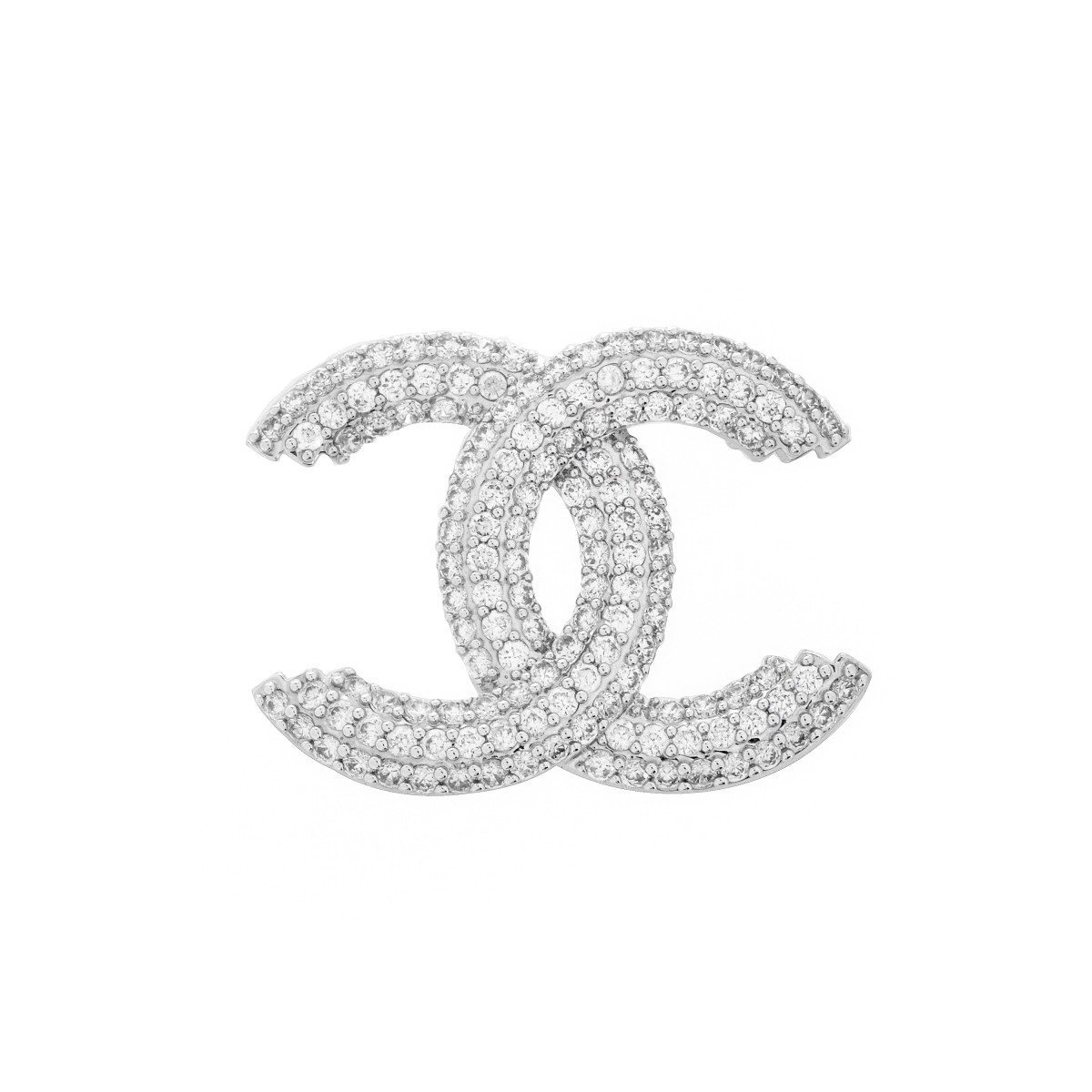 Chanel style Logo Brooch