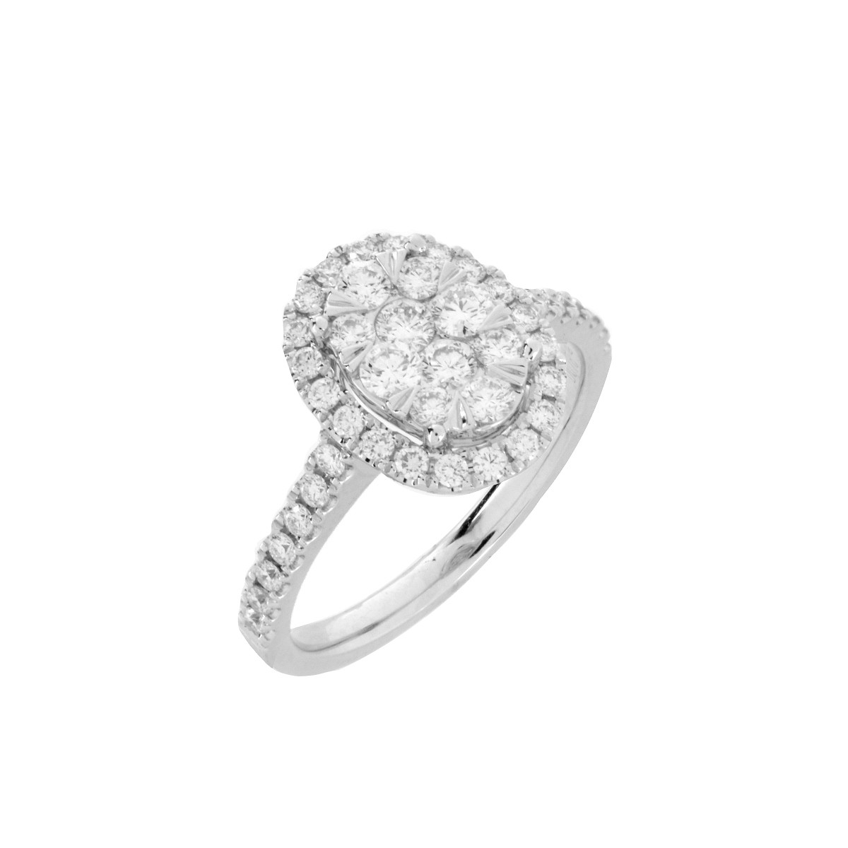 Diamond and 14K Engagement Ring