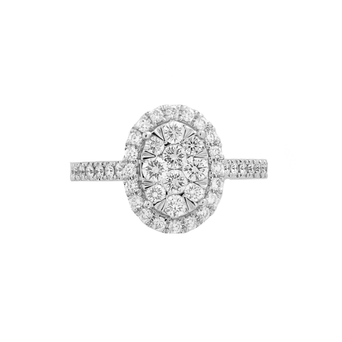 Diamond and 14K Engagement Ring