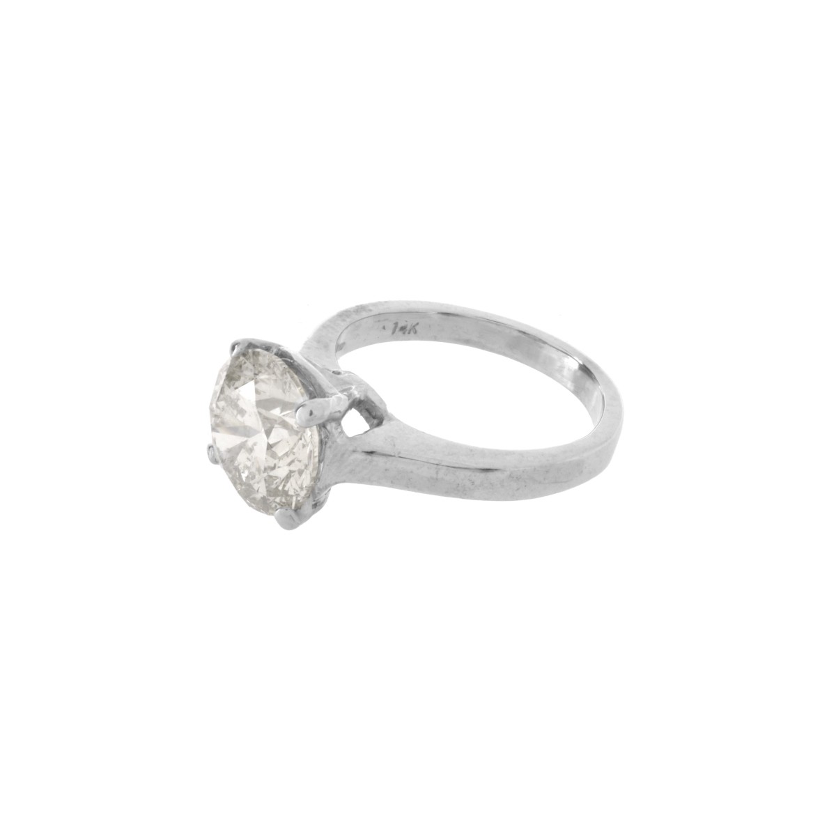 IGL Diamond and 14K Engagement Ring