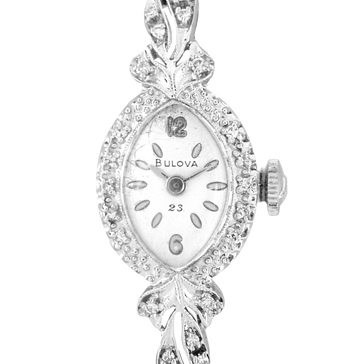 Bulova Diamond and 14K Watch