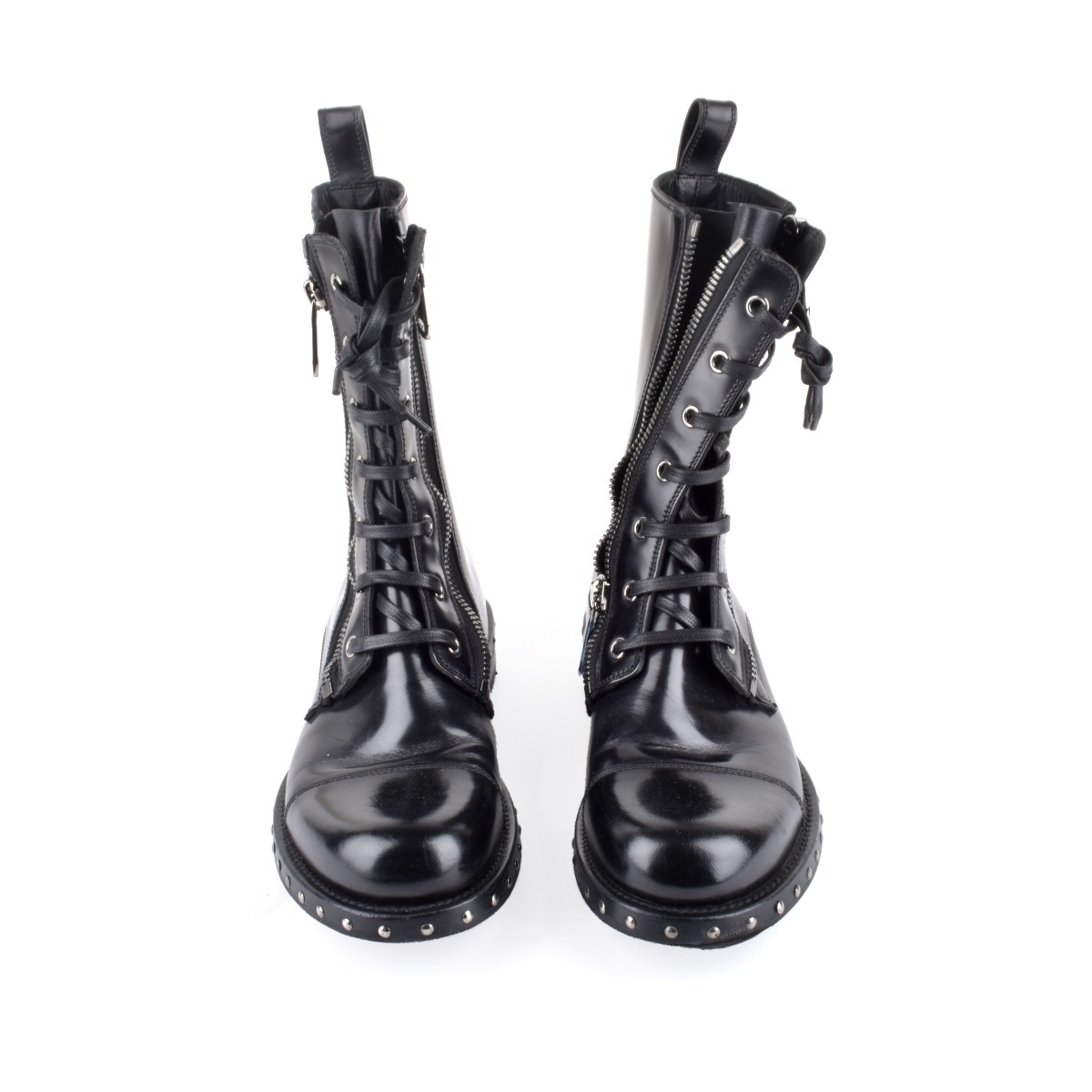Womens Dolce & Gabbana Combat Boots
