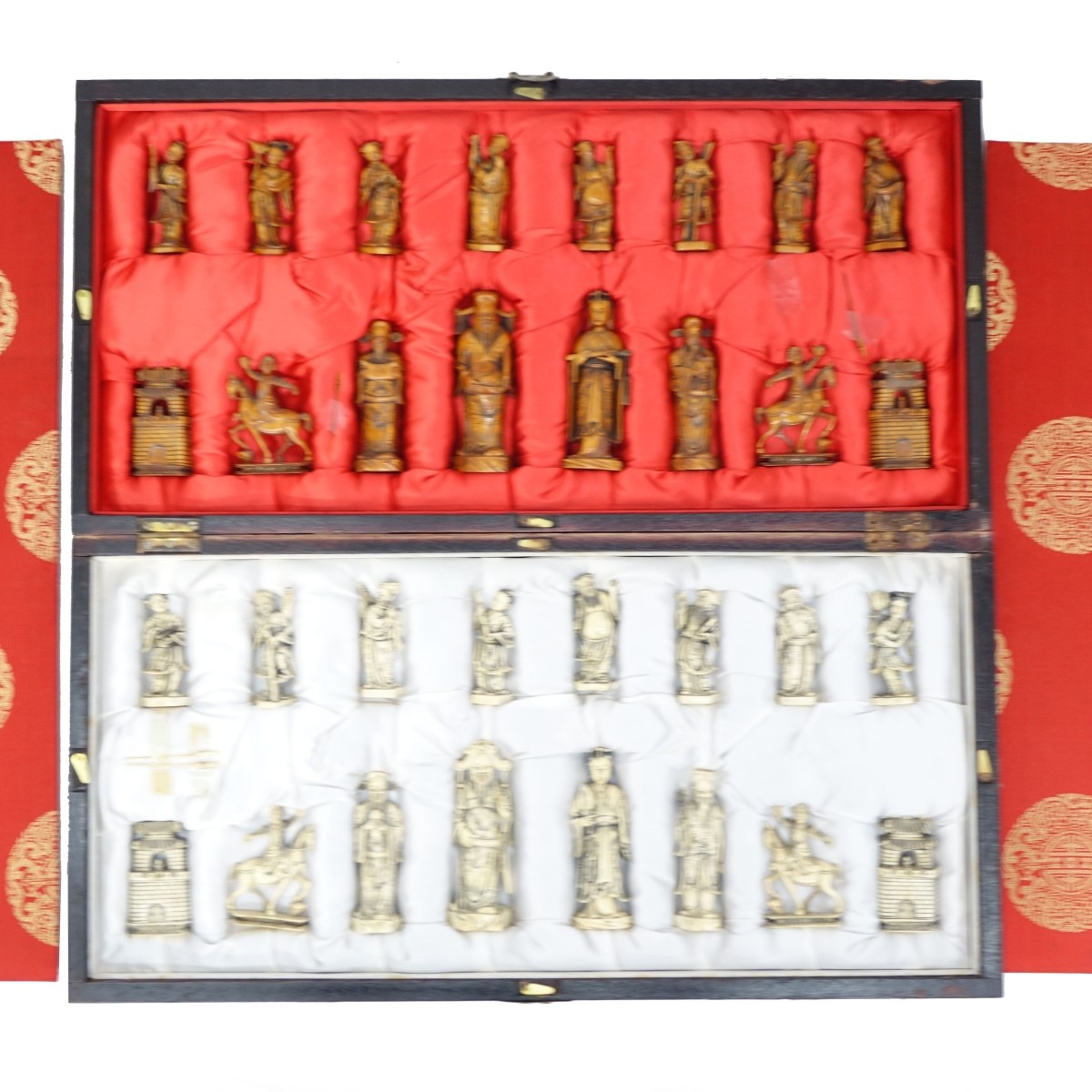 Antique Chinese Chess Set