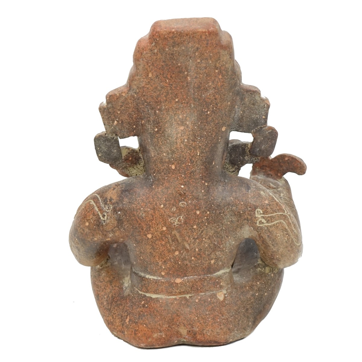 Pre Columbian Style Aztec Seated Figurine