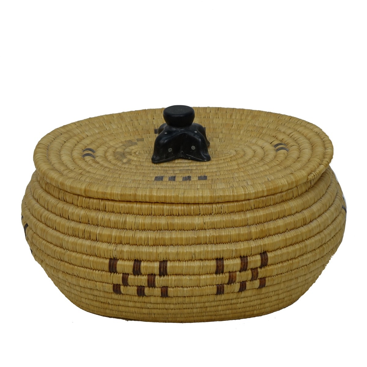 Native American Inuit Woven Basket