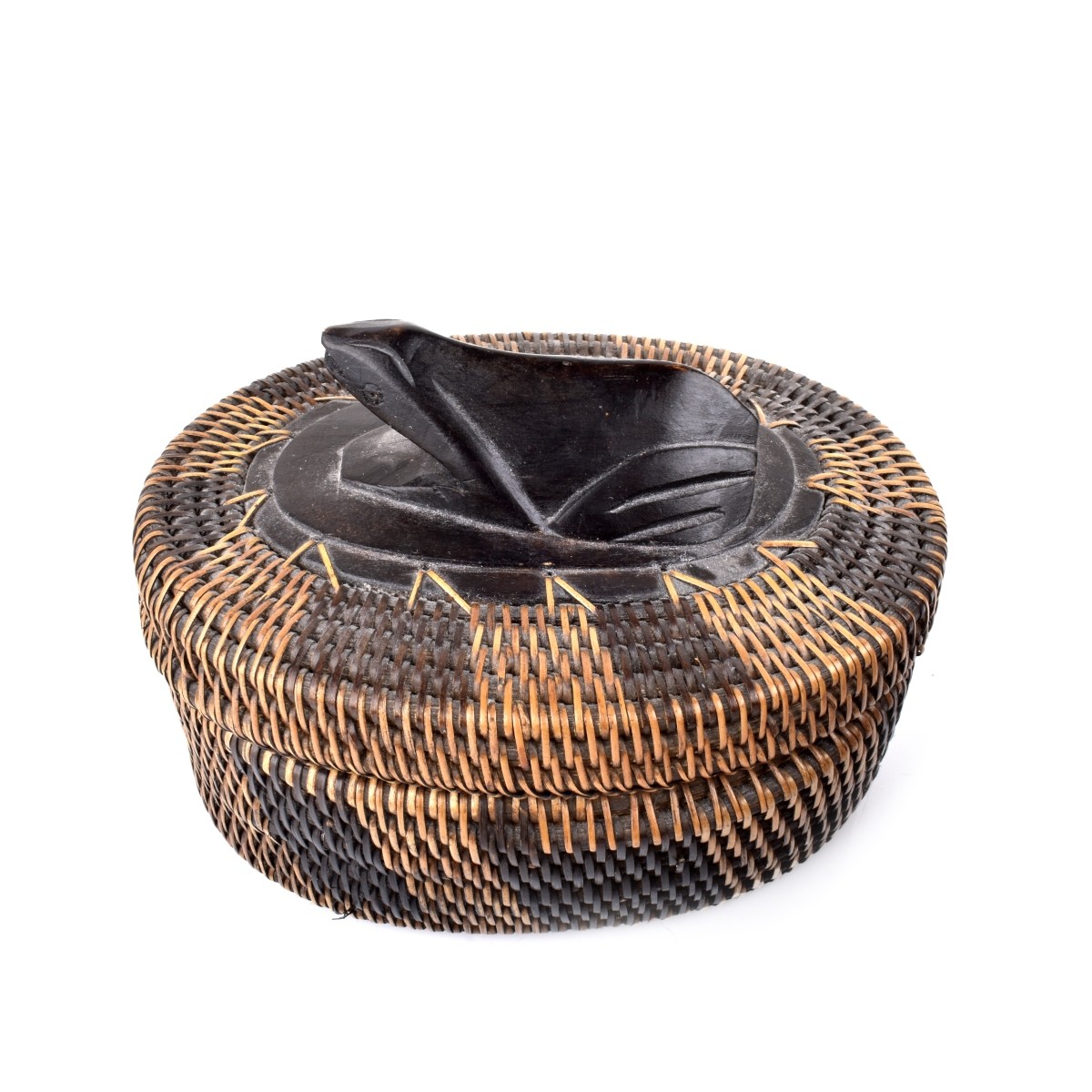 Vintage Inuit Hand Woven Baskets