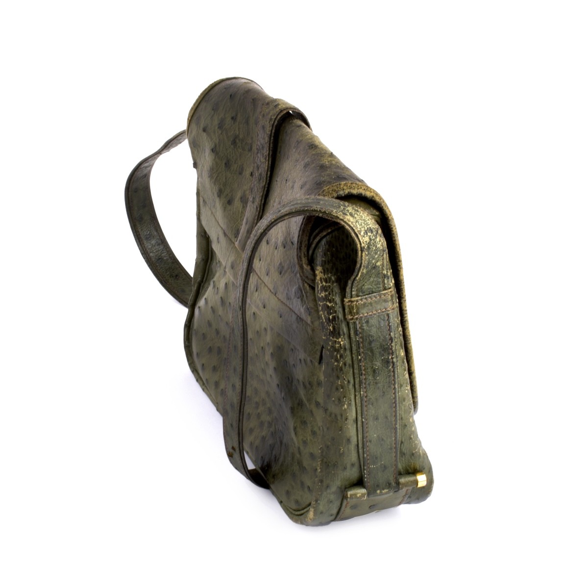 Hermes Noumea Ostrich Shoulder Bag