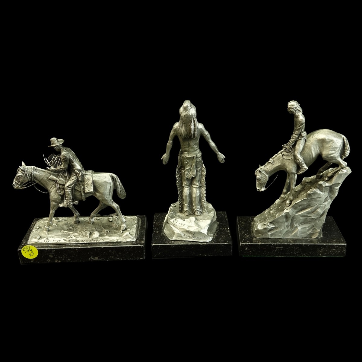 Three Philip Kraczkoivski Sculptures