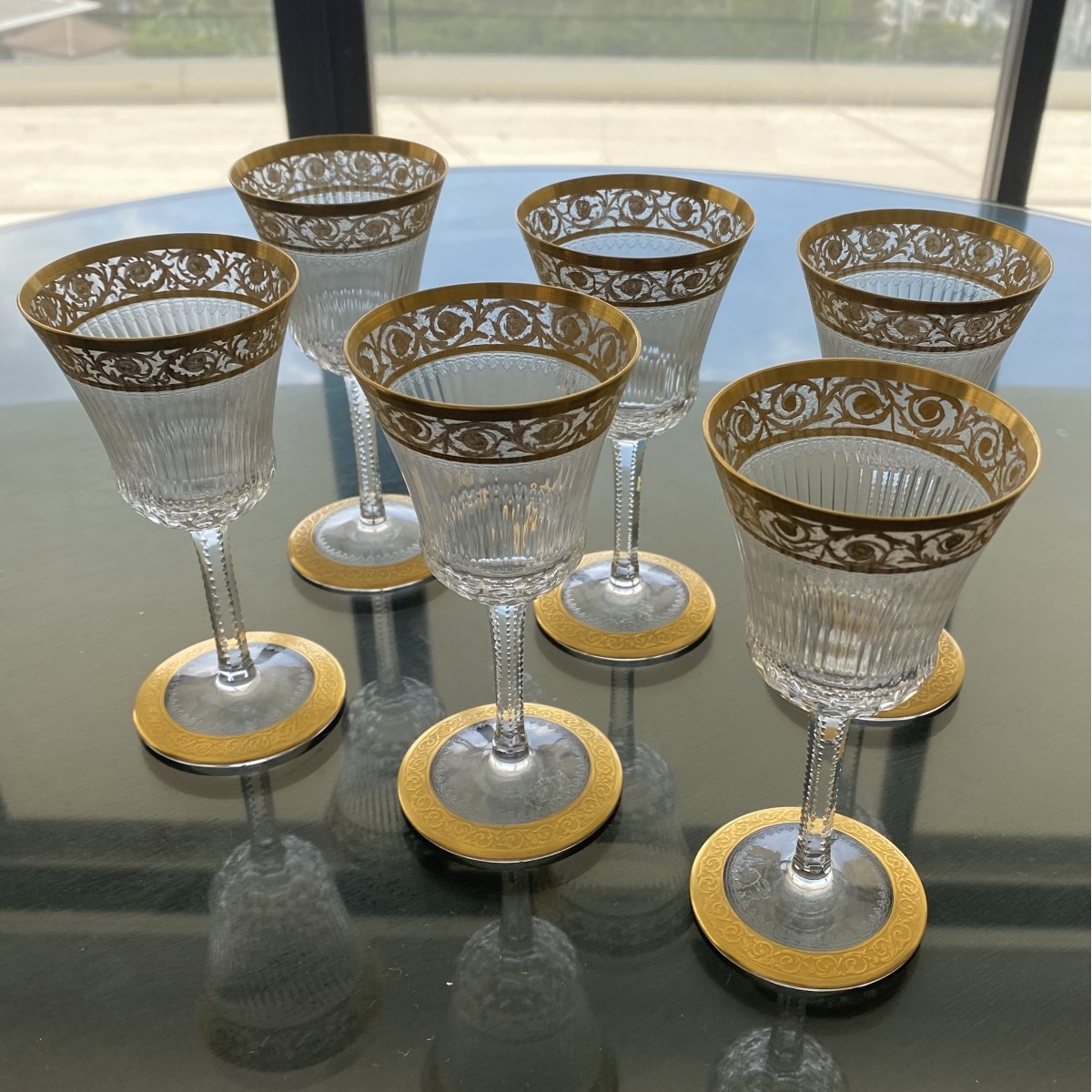 St. Louis "Thistle" Wine Glasses