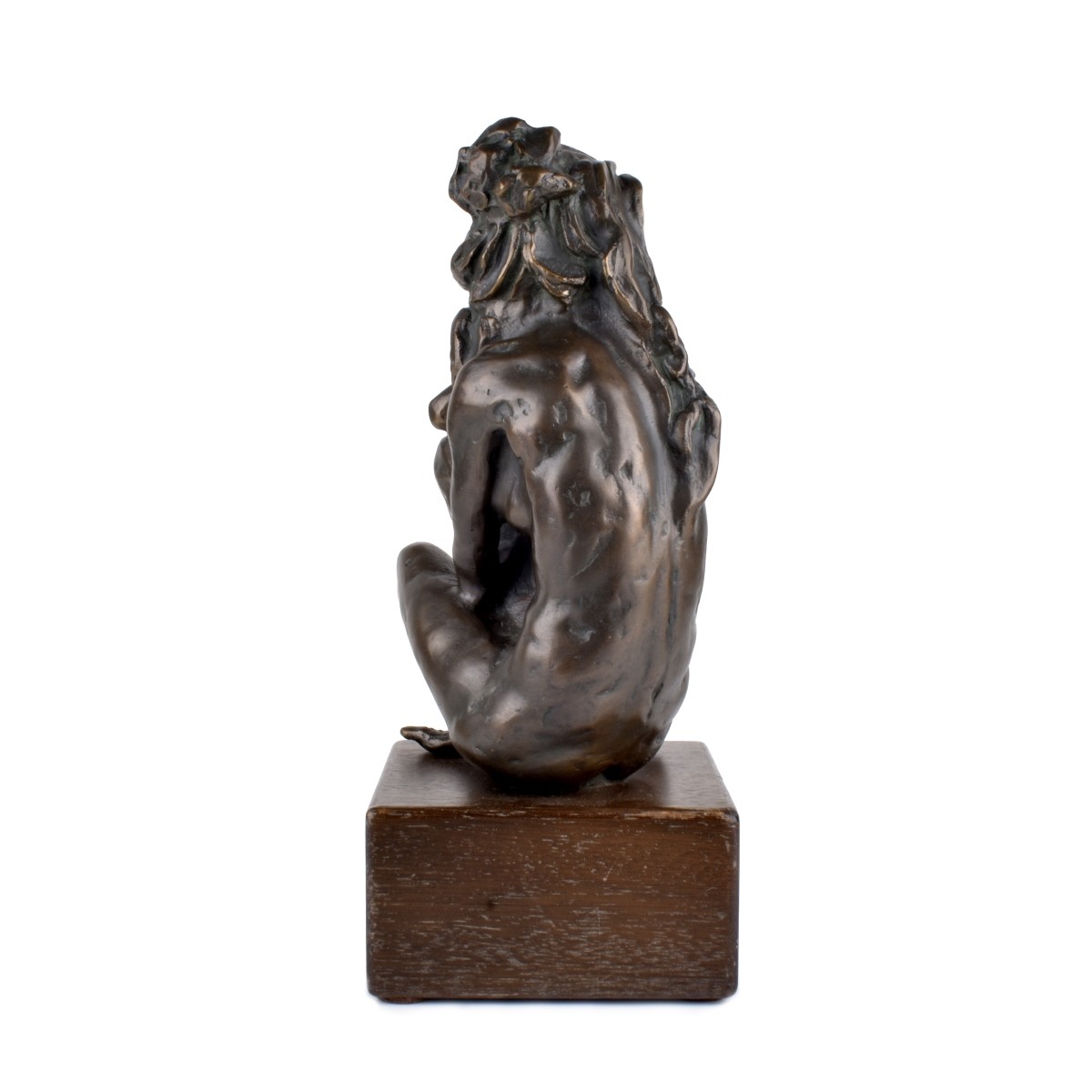 20th C. Bronze Sculpture of a Kneeling Nude