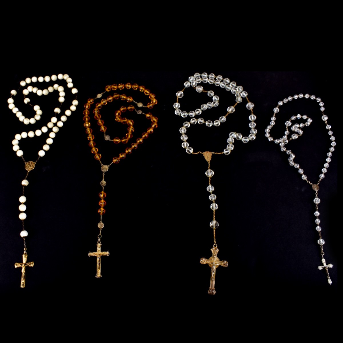 Vintage Beaded Rosaries
