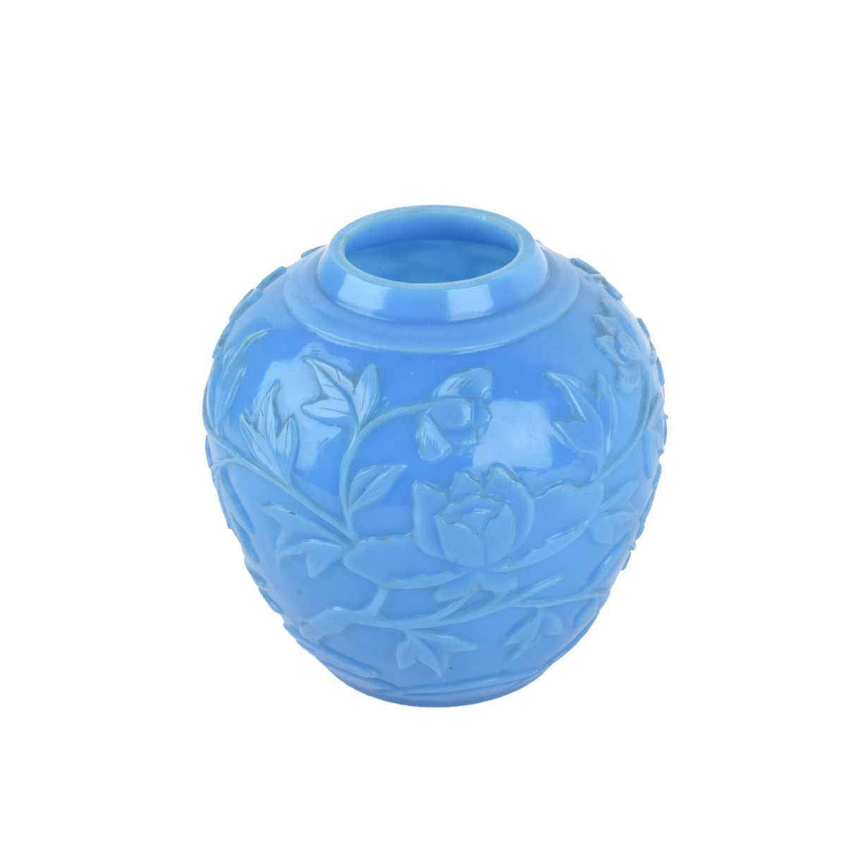 Early 20th C. Chinese Peking Glass Jar