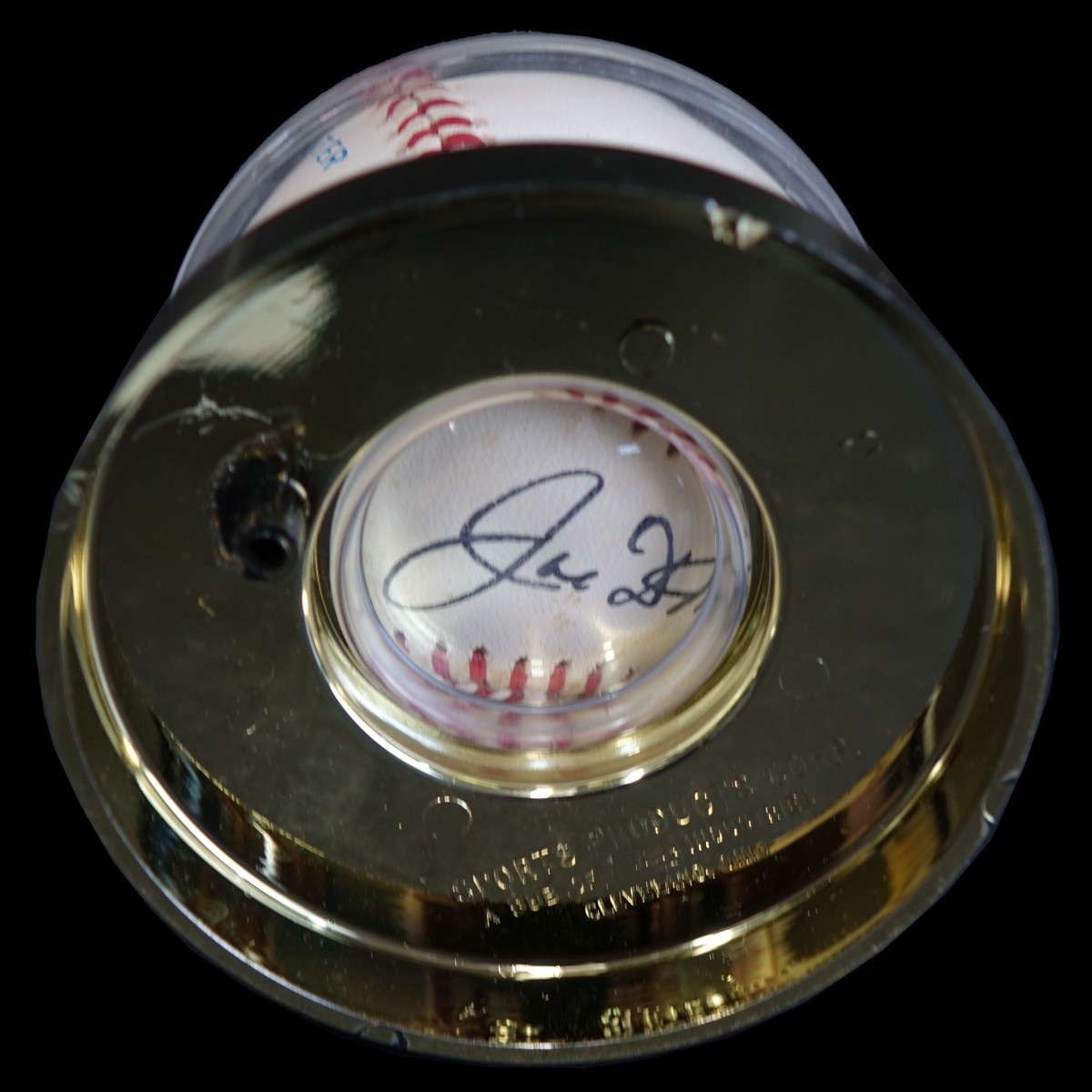 Joe DiMaggio Hand Signed Baseball