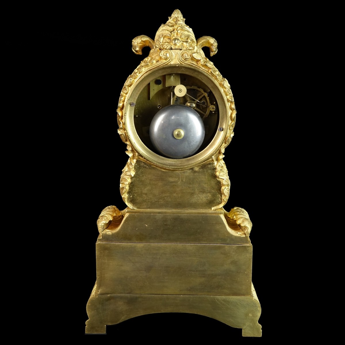 Antique French Rococo Style Mantle Clock