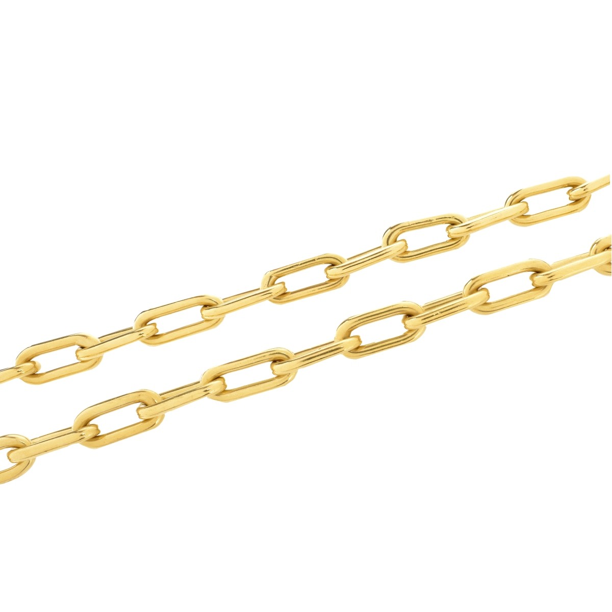 Rolo Link 18K Chain