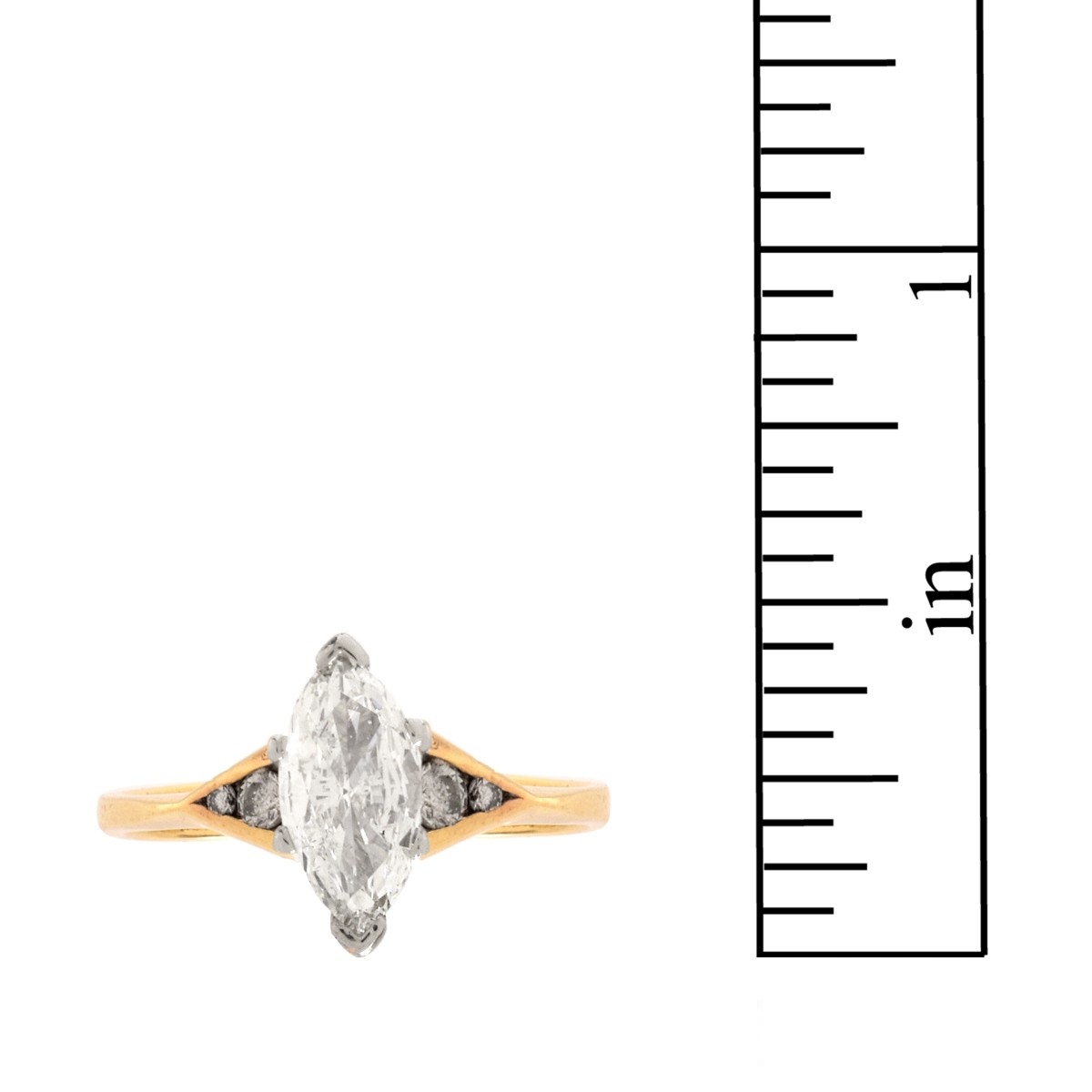 GIA Diamond and 14K Ring