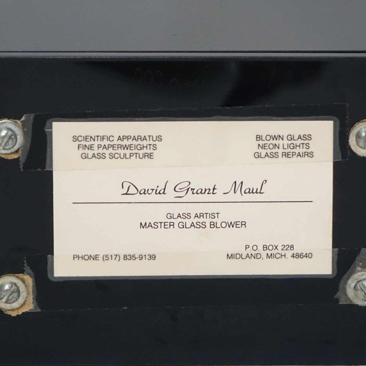 David Grant Maul (20th C.)