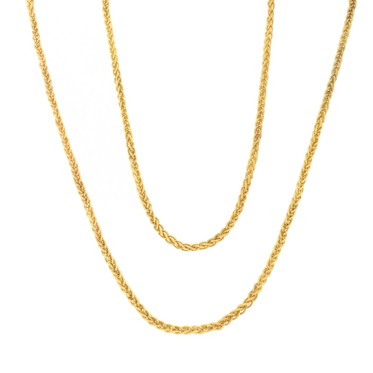 Foxtail Link 18K Chain