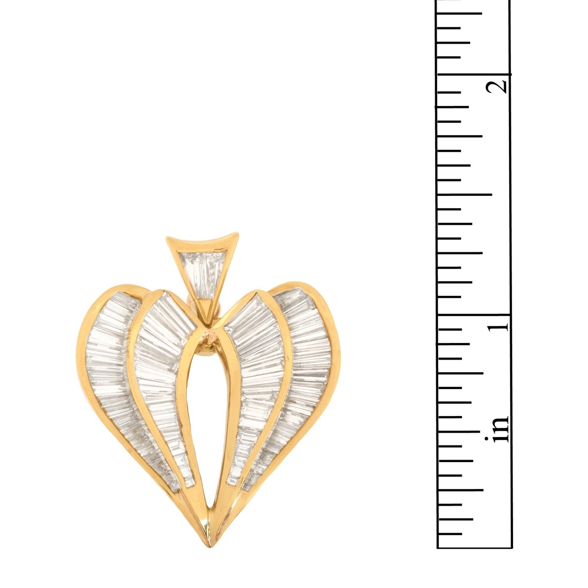 Diamond and 18K Pendant