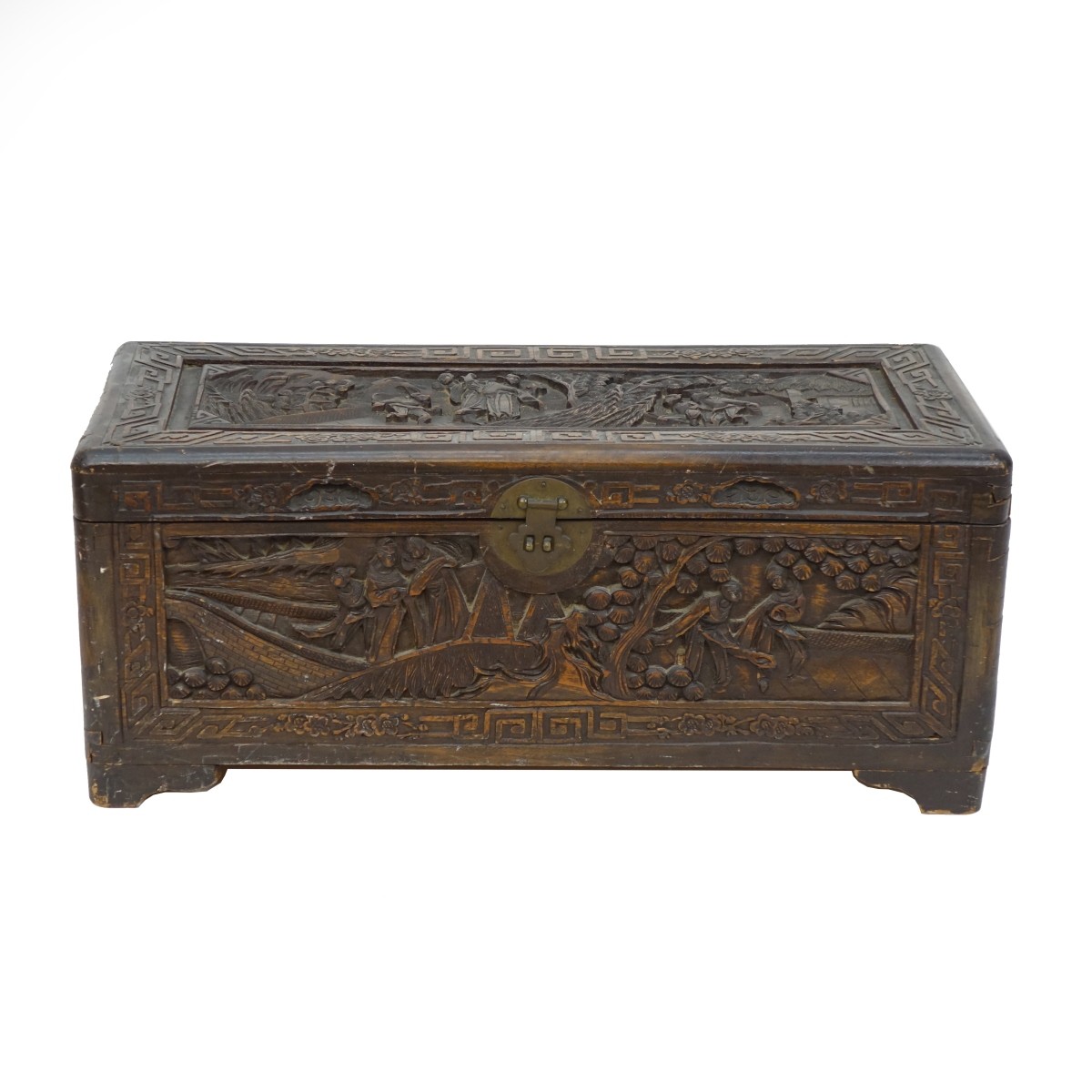 Vintage Chinese Carved Chest