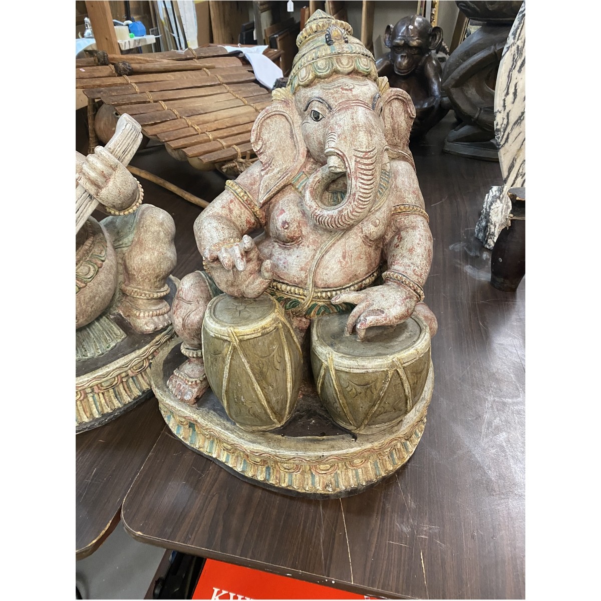 Pair of Thai Ganesha Sculptures
