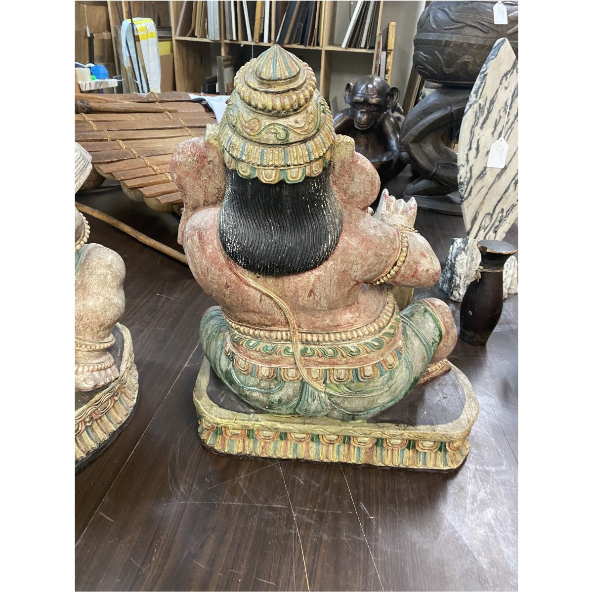 Pair of Thai Ganesha Sculptures