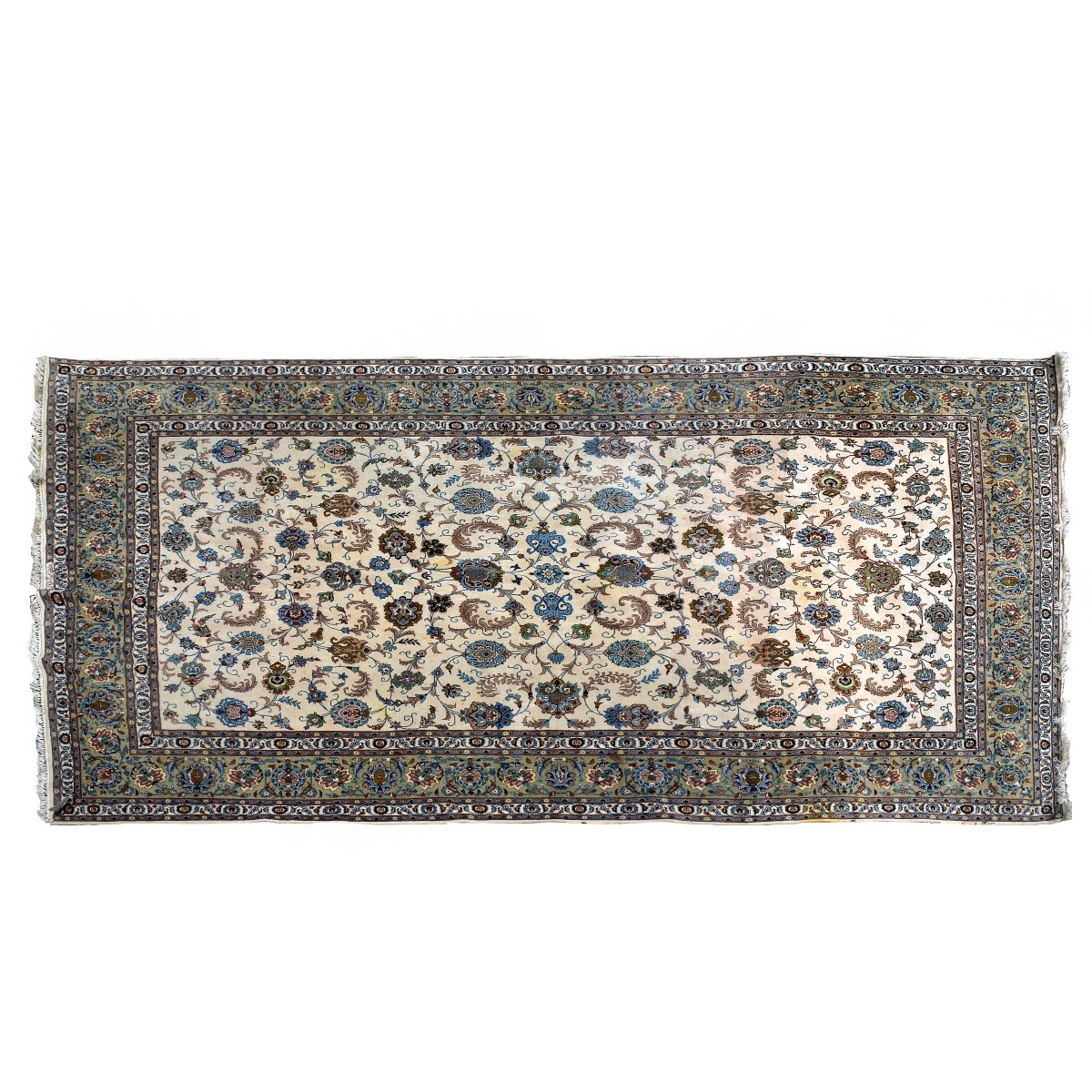 Large Persian Tabriz Oriental Rug
