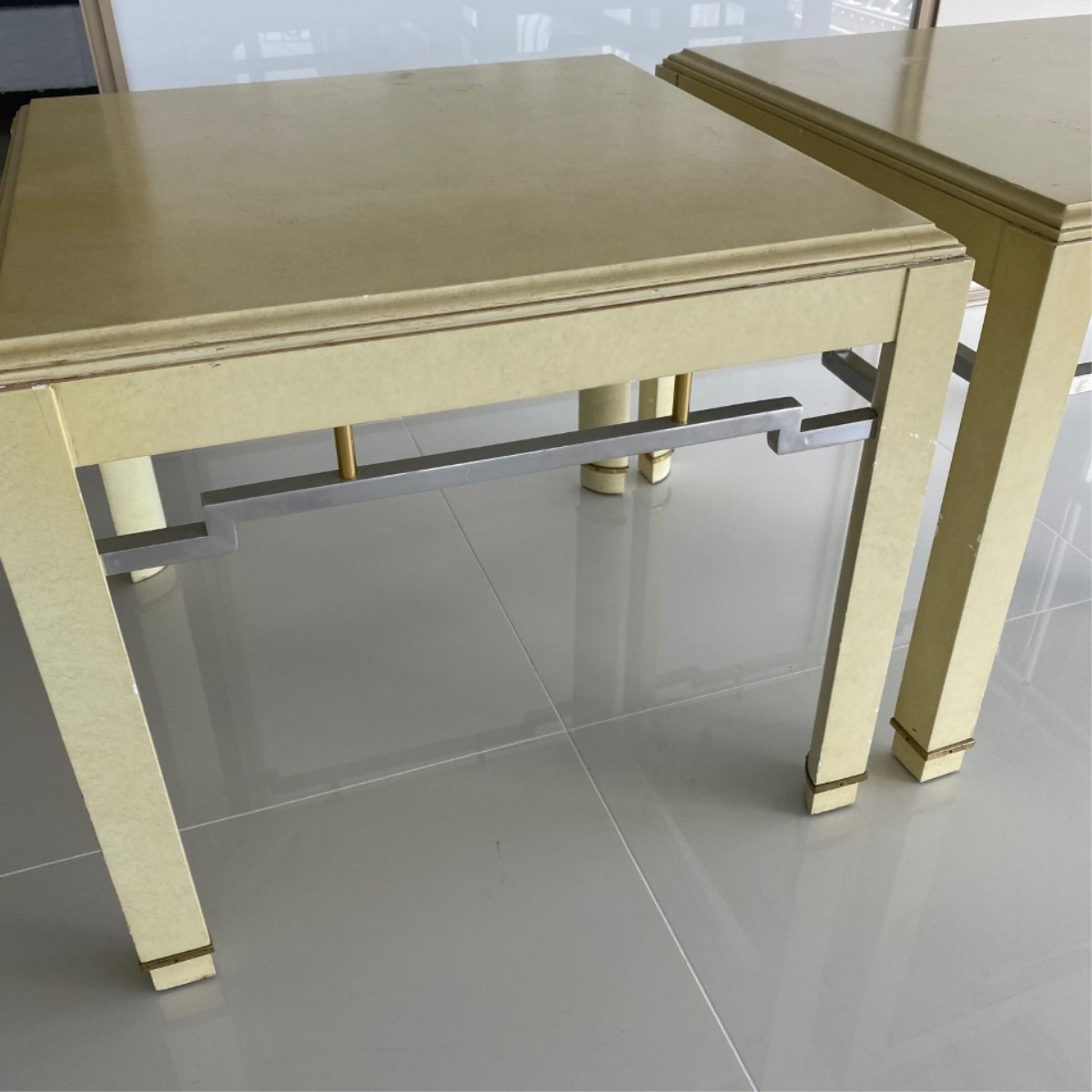 Pair of Modern Lacquered Side Tables