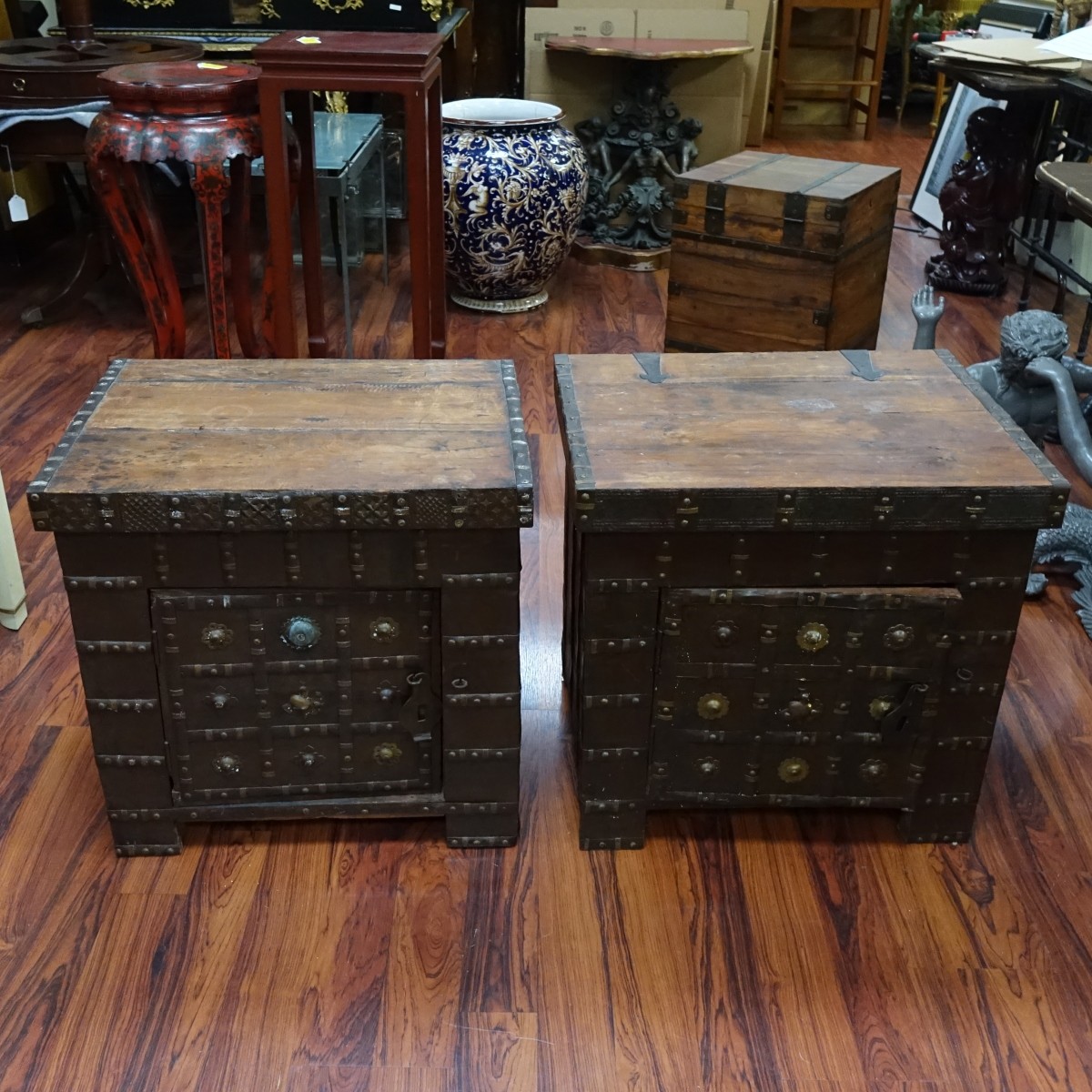 Oriental Style End Tables