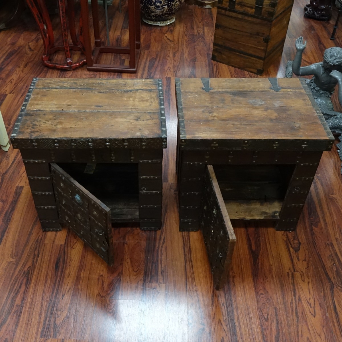 Oriental Style End Tables