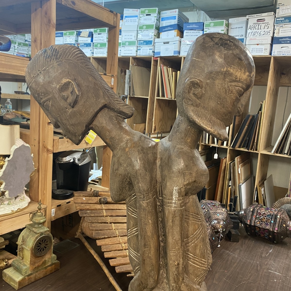 African Two Figural Group