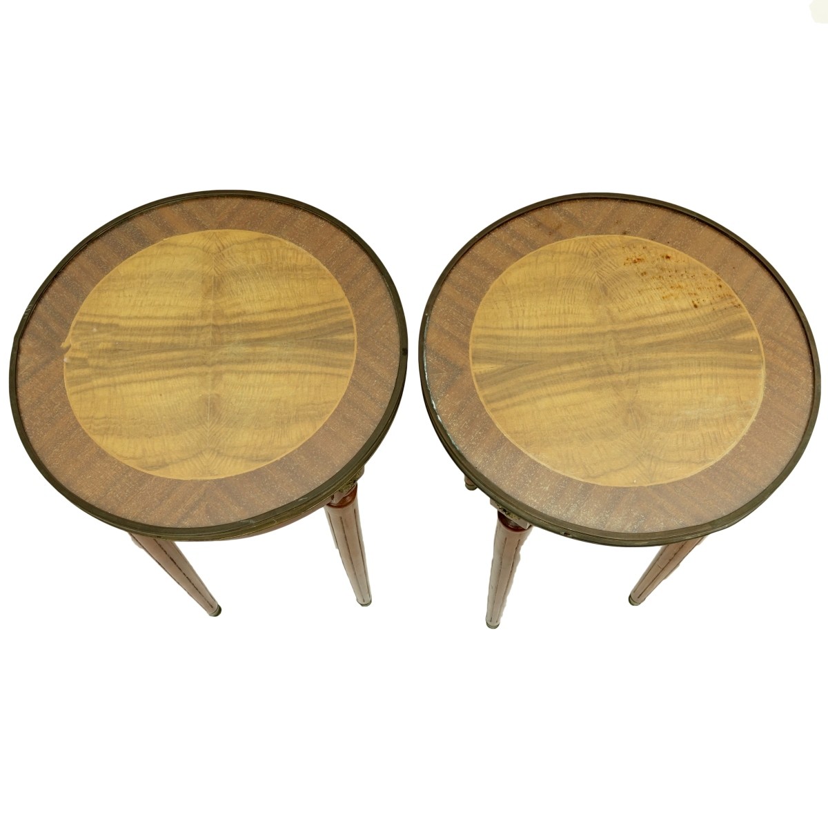 Pair French Side Tables