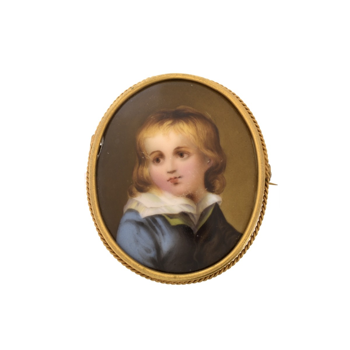 Portrait Miniature Brooch / Pendant