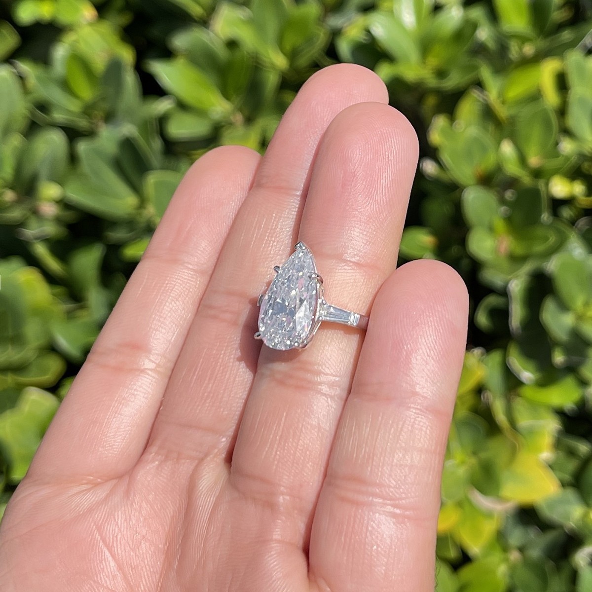 EGL 6.49ct Diamond and 14K Ring