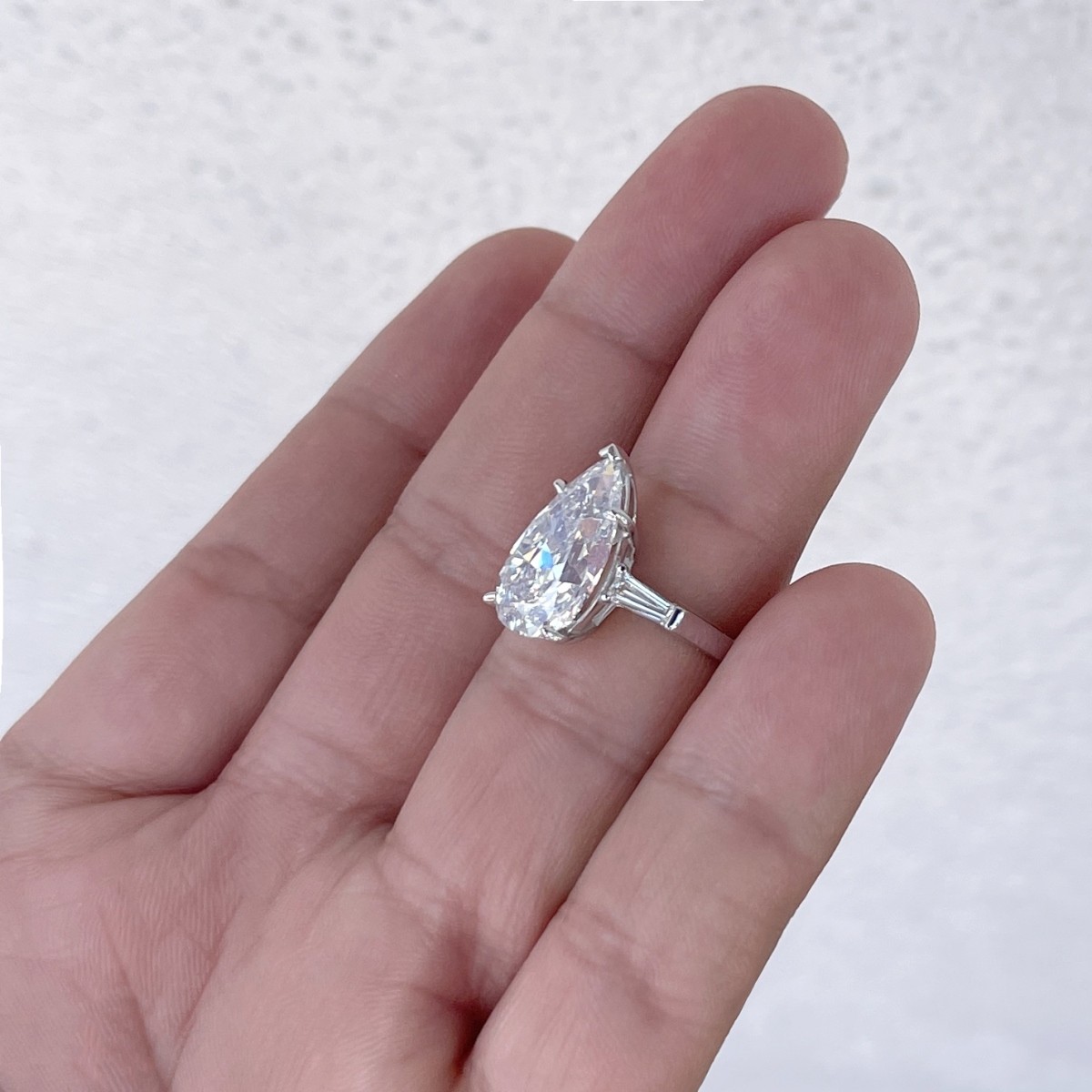 EGL 6.49ct Diamond and 14K Ring