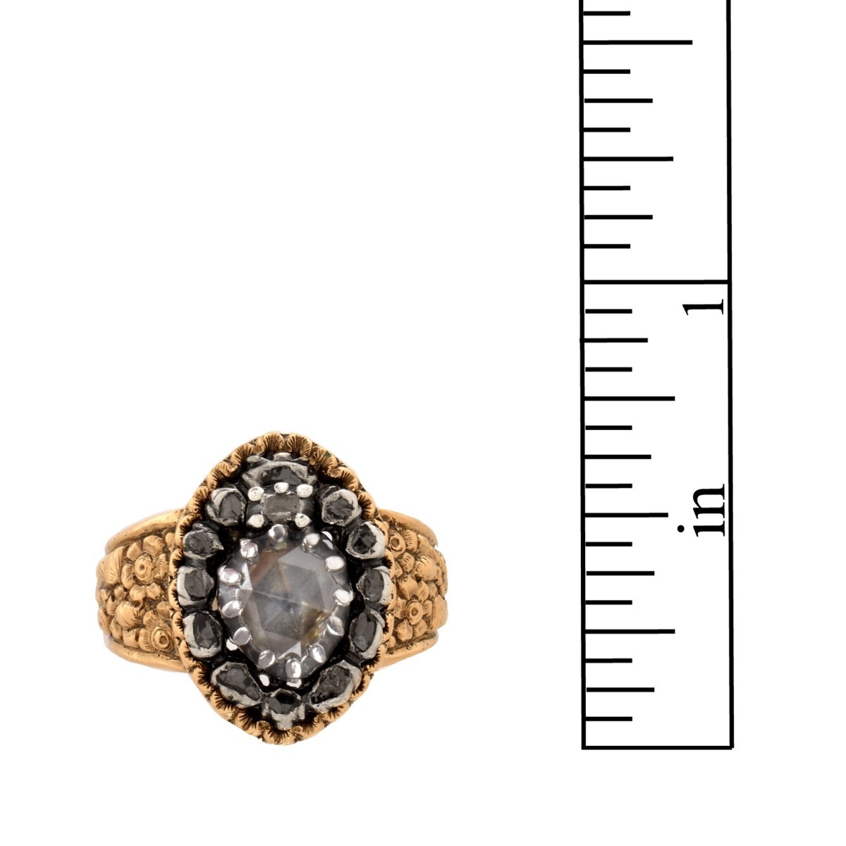 Victorian Diamond and 14K Ring