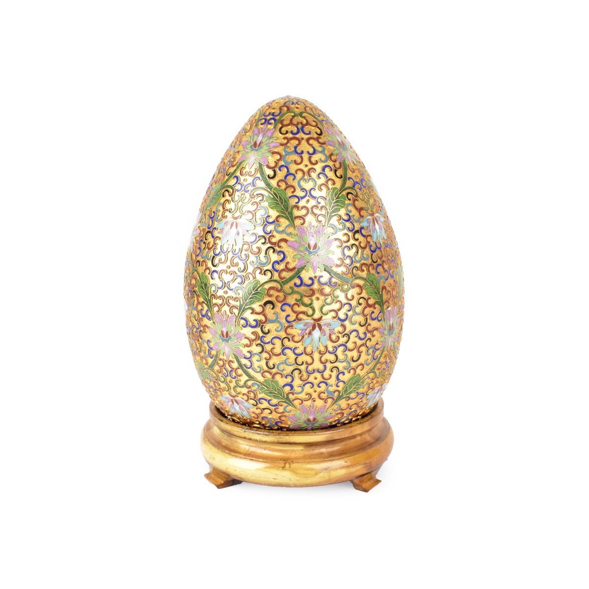 Chinese Cloisonne Egg