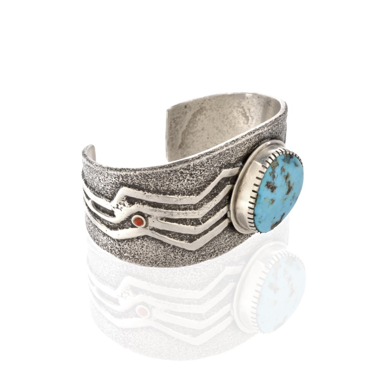 Robt. Sorrell Silver and Turquoise Bracelet