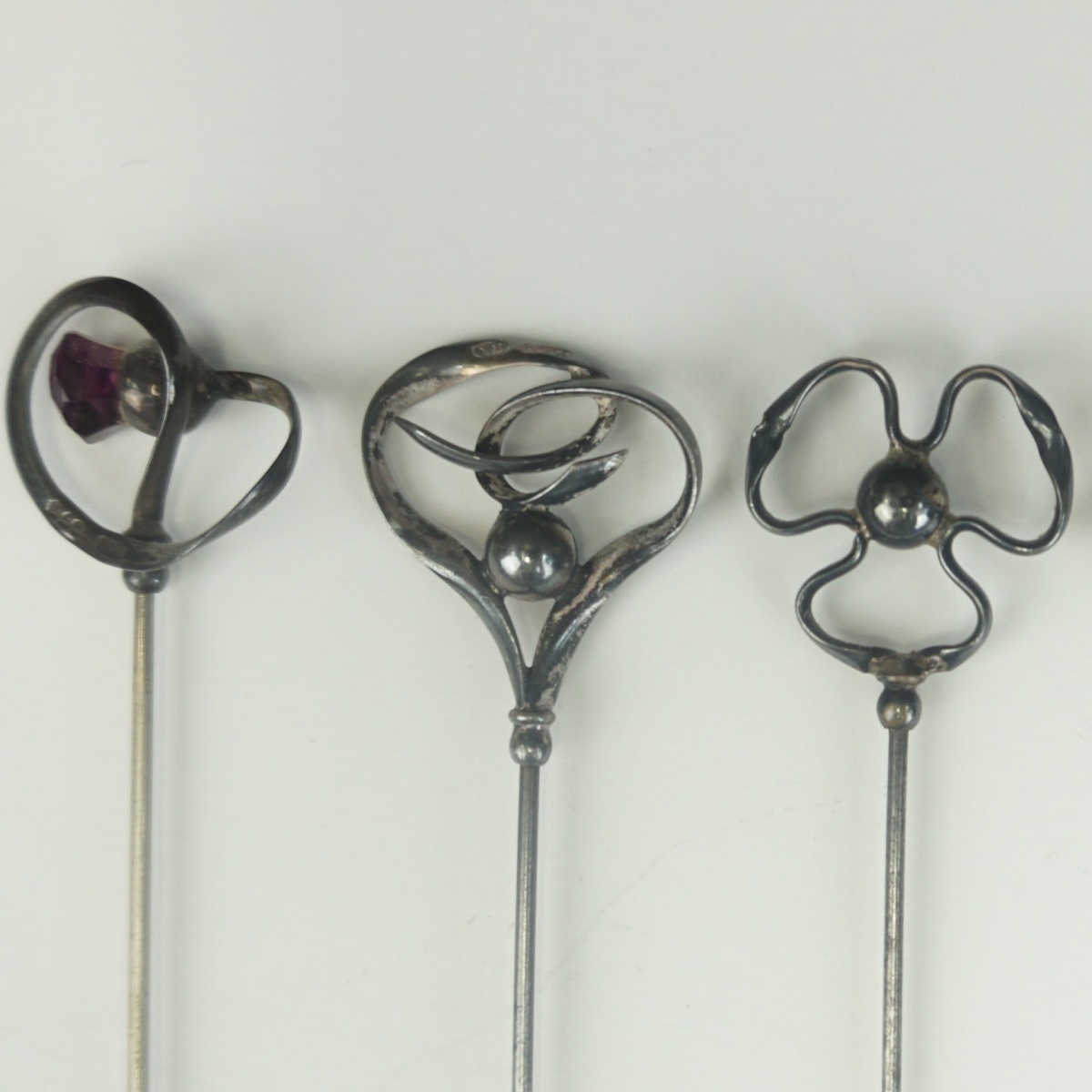 Charles Horner Silver Hat Pins