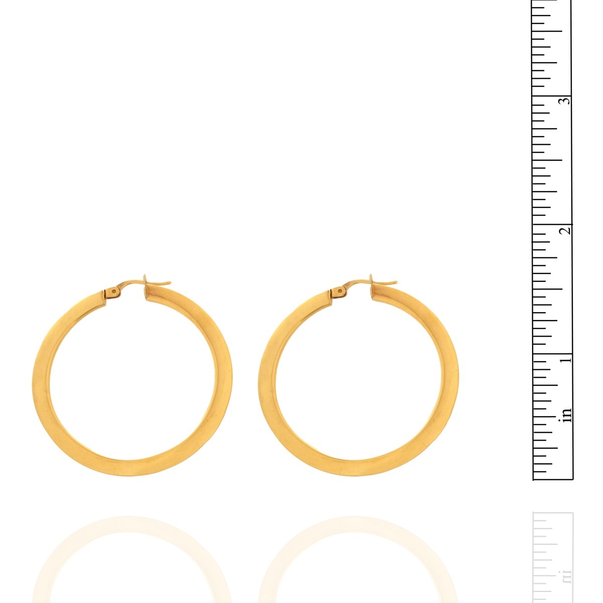 18K Hoop Earrings
