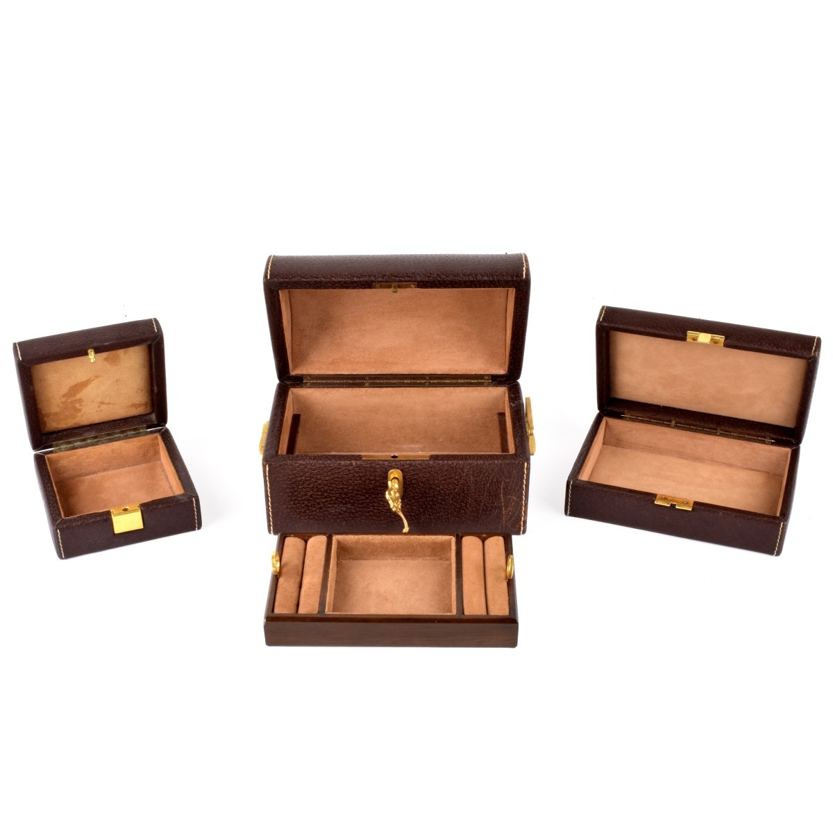 Italian Pigskin Jewelry Boxes