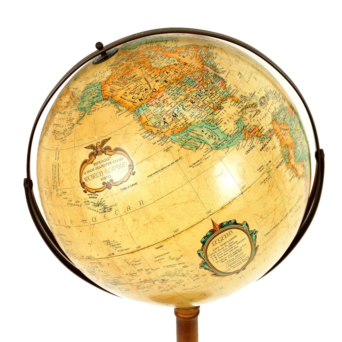 Vintage Reploge Globe