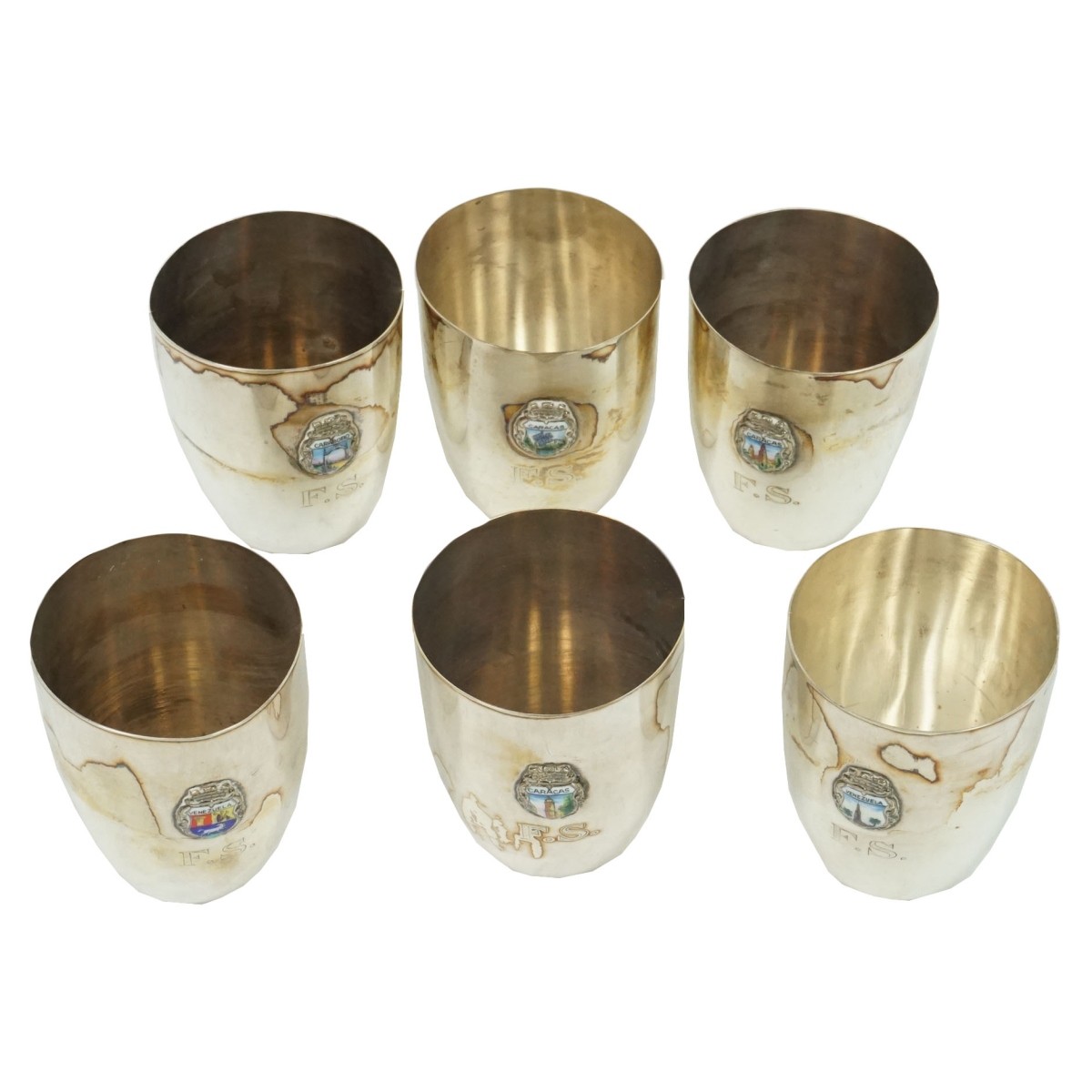 Sterling Souvenir Cups