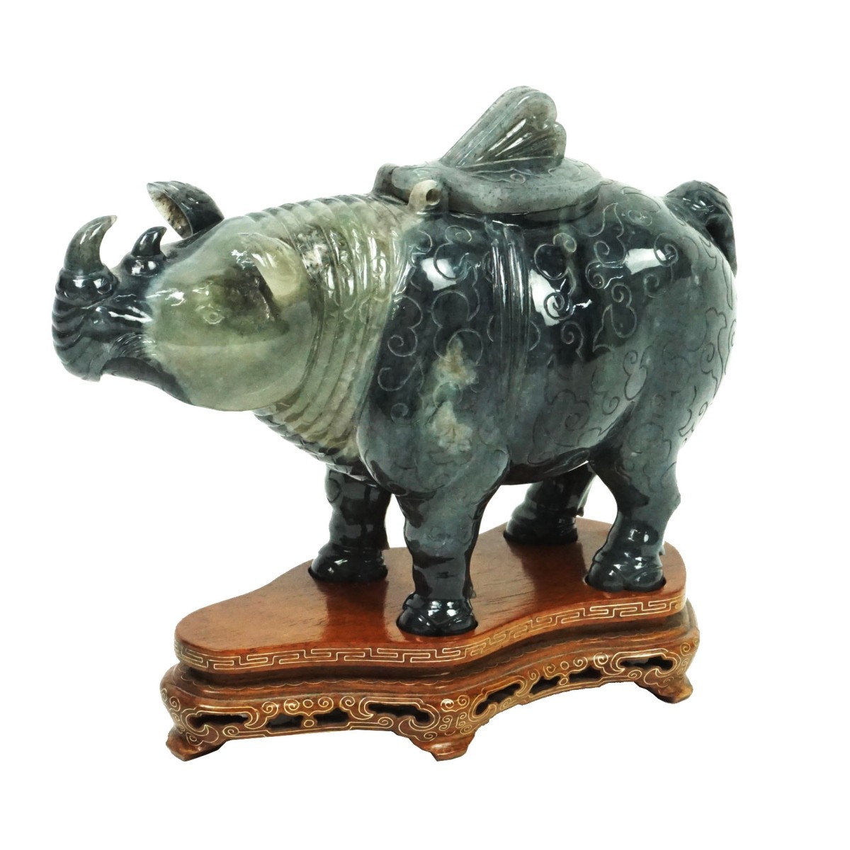 Chinese Jade Rhino