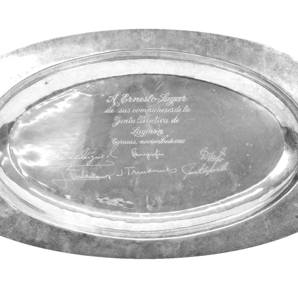 925 Sterling Oval Tray