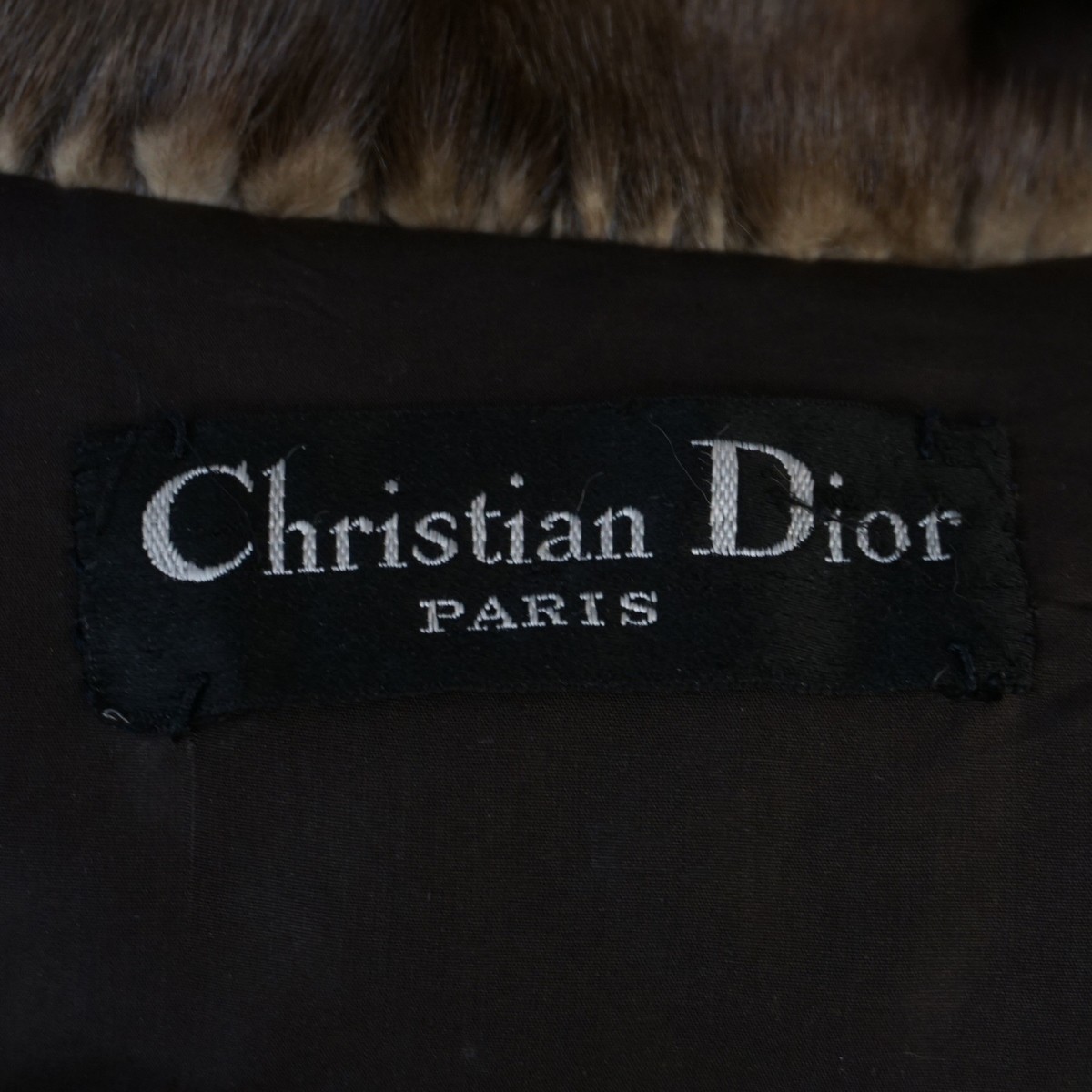 Christian Dior Paris Mink Coat