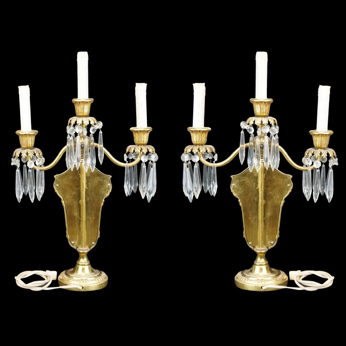 Pair of Candelabra Lamps