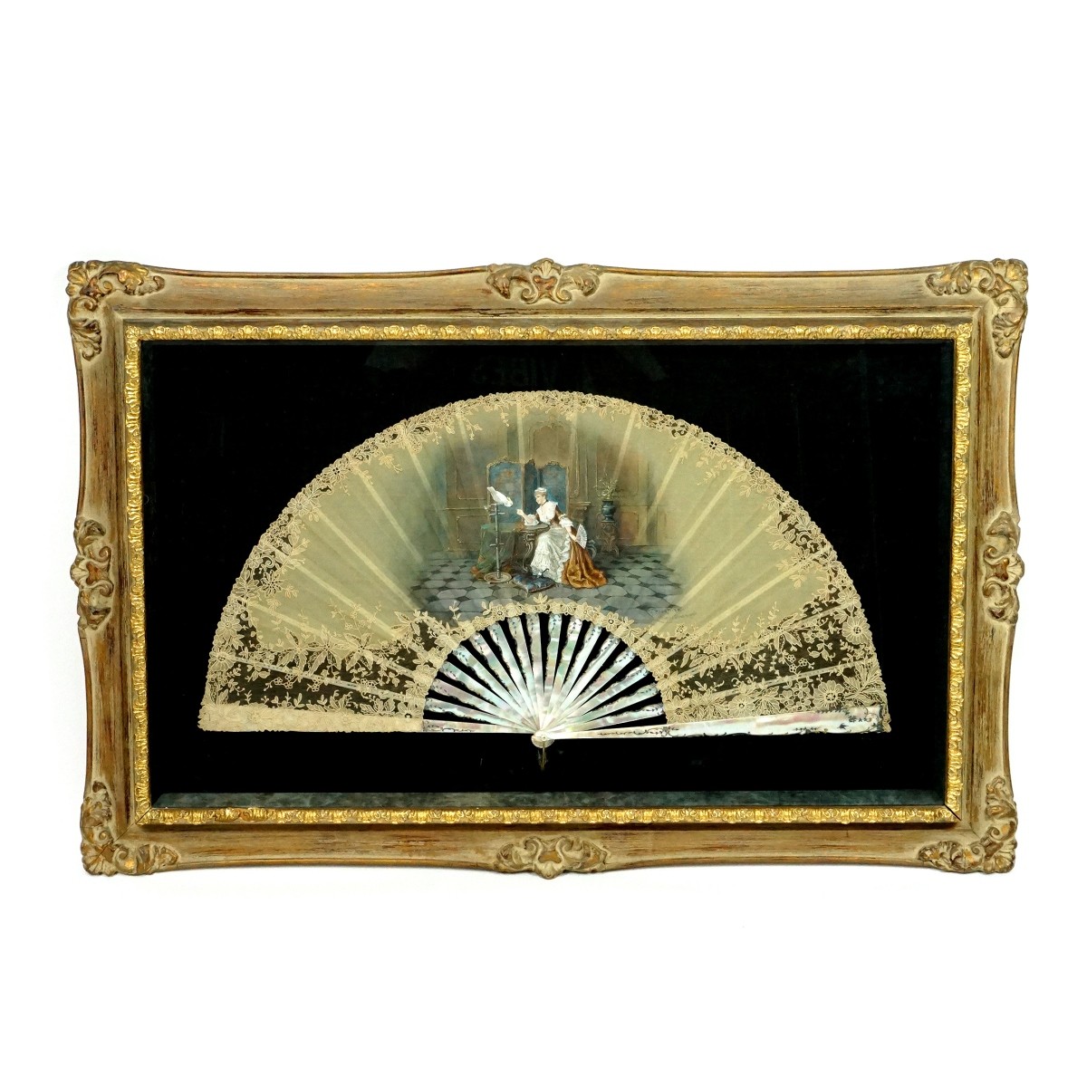 F. Houghton Neoclassical Style Fan