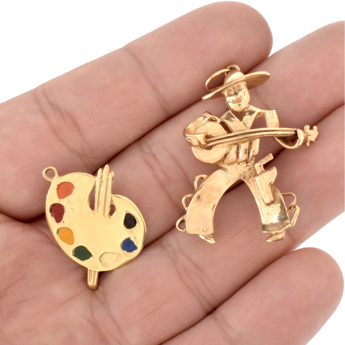 Two 14K Charms