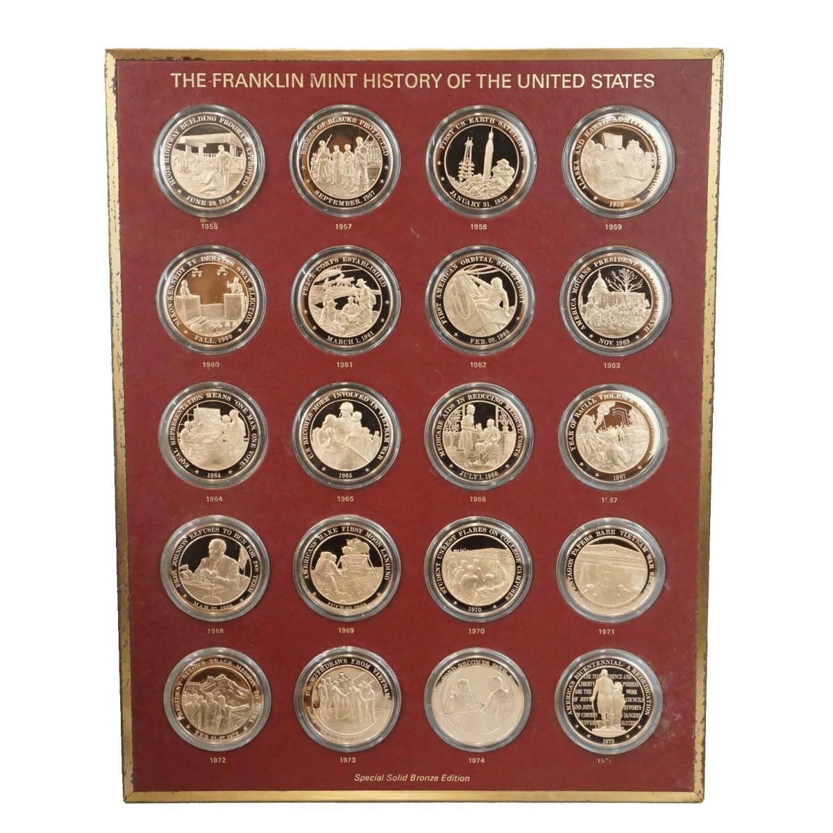 Franklin Mint Bronze Medals